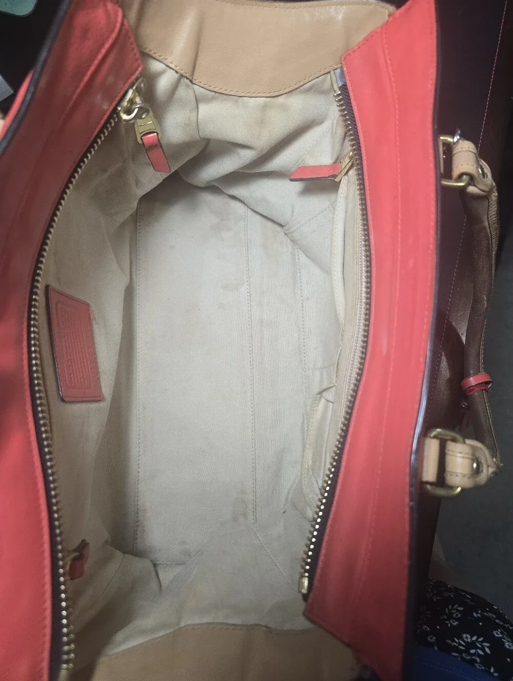 Coach Legacy Colorblock Candace Carryall Tote & Matching Turnlock Wallet Set